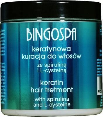 Produktbild BingoSpa Keratin Behandlung für geschädigtes Haar mit Spirulina 250g