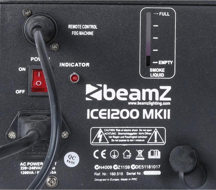 Actual product image BeamZ Ice1200 Mkii