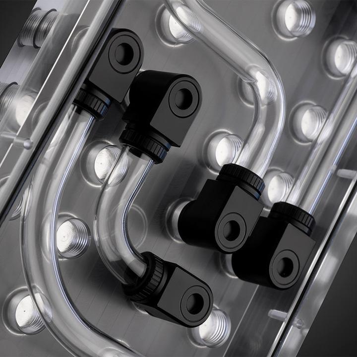 Produktbild EKWB EK-QuantumX Loophole Distroplate D5 PWM - schwarz