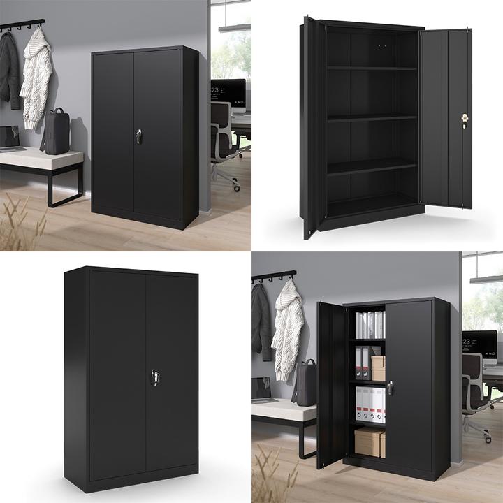 Actual product image Vicco Metallschrank (85 x 39 x 140 cm)