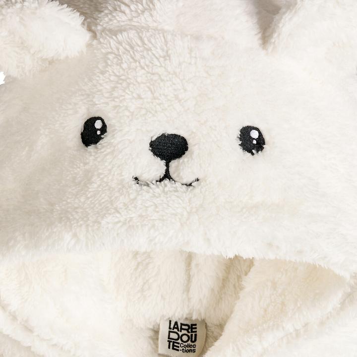 Produktbild La Redoute Collections Teddyfleece-Overall mit Kapuze und Teddy-Motiv (164)
