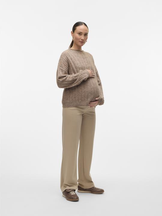 Immagine prodotto Vero Moda Maternity Vestibilità regolare Maglia a girocollo Top in maglia (L)