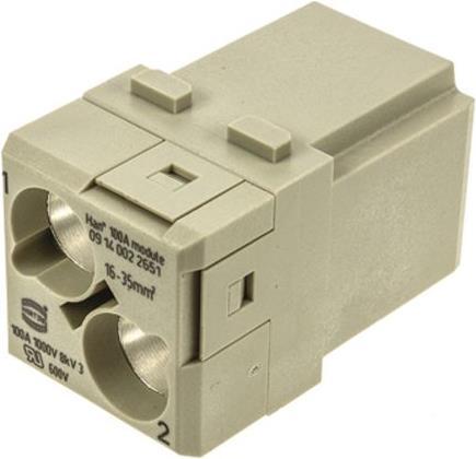Produktbild Harting HAN Axialschraub Modul Stecker 100A