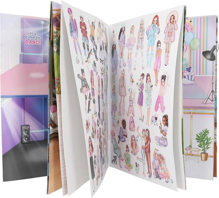 Actual product image Magni Sticker book TOPModel Stickerworld