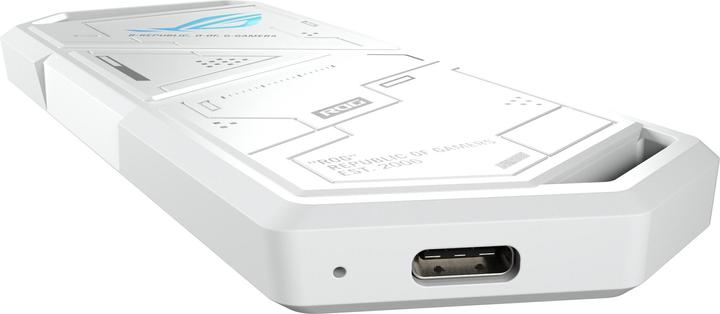 Produktbild ASUS Geh USB ROG Strix Arion White M2 SSD Gehäuse mit Aura (M.2 2280, M.2 2260, M.2 2242, M.2 2230)