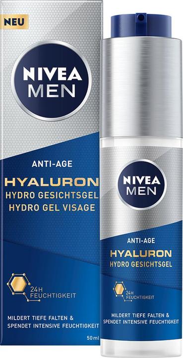 Actual product image NIVEA MEN Anti-Age Hyaluron Hydro Face Gel (50 ml, Face gel)