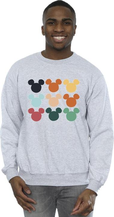 Immagine prodotto Disney Mickey Mouse Heads Square Felpa Uomo (XL)