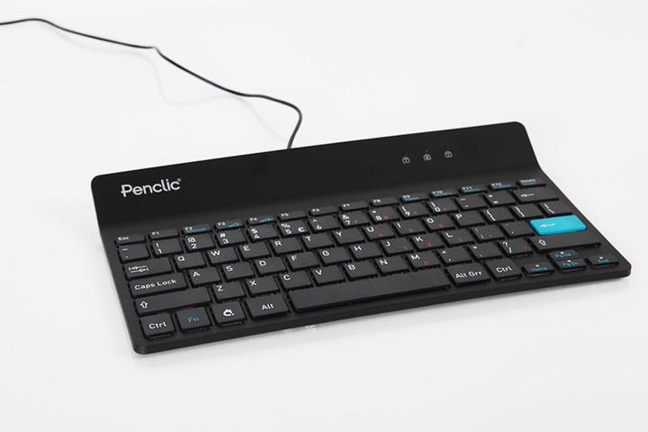 Produktbild Penclic Mini Keyboard C2 USB schwarz schwedisches Design Ergonomie Tastatur Deutsches Layout (DE, Kabelgebunden)