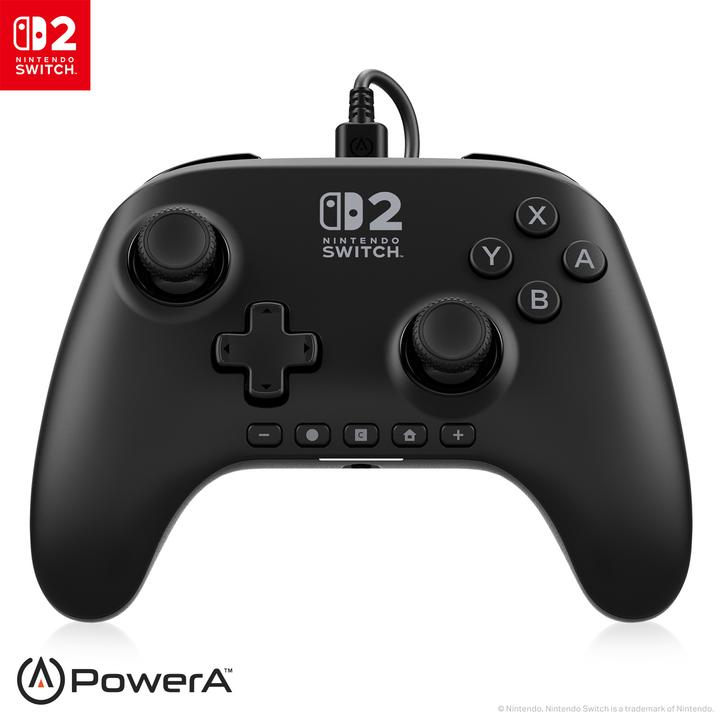 Actual product image PowerA NSW2 Controller Advantage wired black (Switch 2)