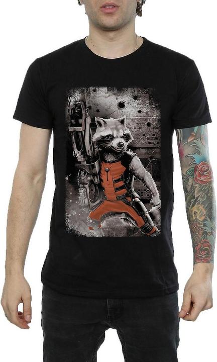 Guardians of the Galaxy Stehendes Rocket Raccoon BaumwollTShirt