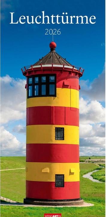 Produktbild Leuchttürme Kalender 2026 (33 x 68 cm, Harter Einband, Deutsch)