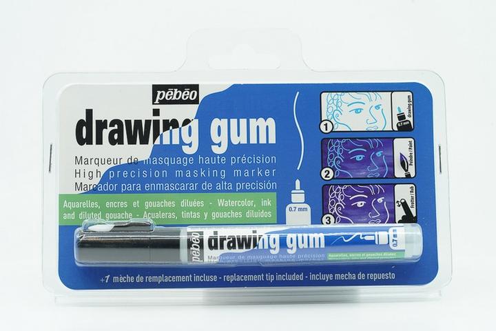 Actual product image Creativ Company Calligraphy marker Drawing Gum 1 piece, Transparent (Transparent, 1 x)