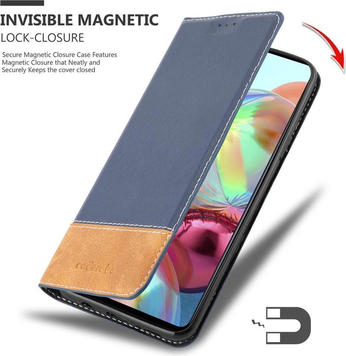 Productafbeelding Cadorabo X-Wallet hoes voor kunstleer pak (Samsung Galaxy A71)