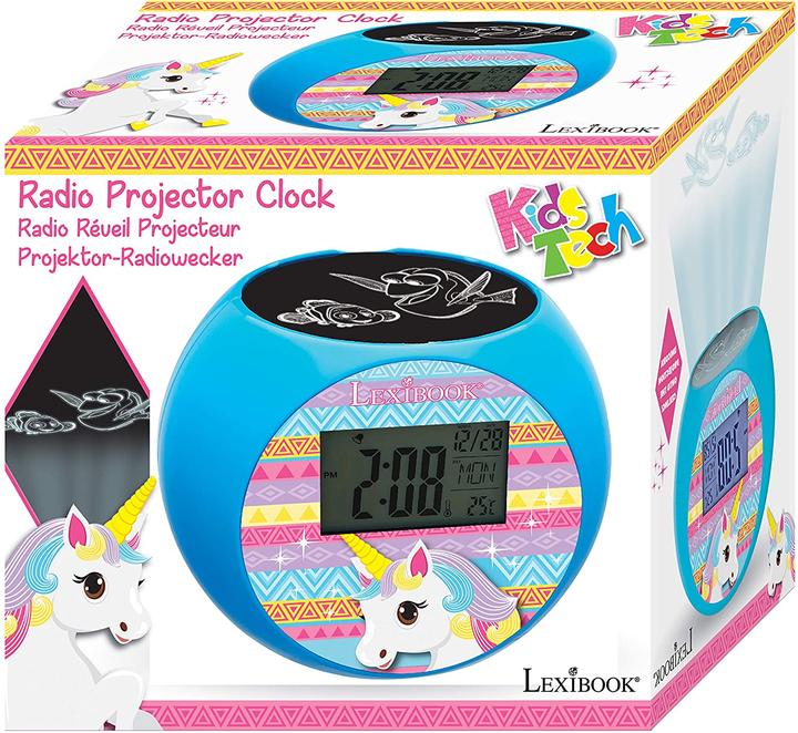 Productafbeelding Lexibook Unicorn Projector Radio Alarm Clock (RL975UNI)