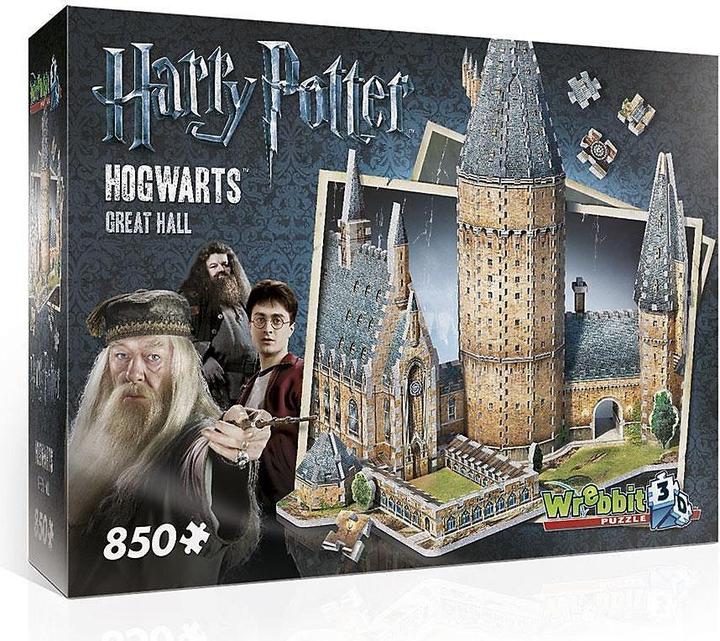 Actual product image Wrebbit 3D Hogwarts Great Hall (850 pieces)