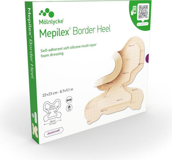 Actual product image Mepilex Border Heel 22x23cm 6 Pcs (6 x)