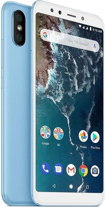 Xiaomi Mi A2 (128 GB, Blue, 5.99", Dual SIM, 4G)