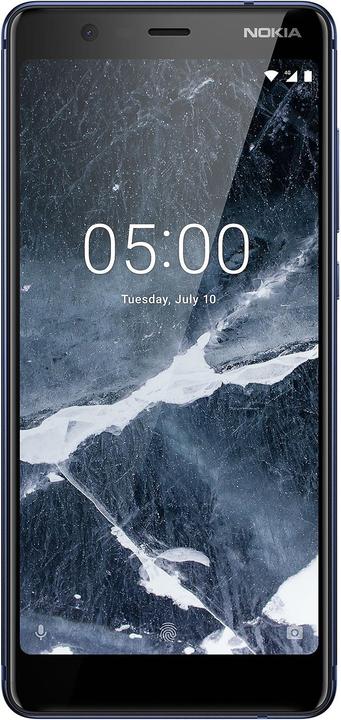 Produktbild Nokia 5.1 (16 GB, Tempered Blue, 5.50", Dual SIM + SD, 16 Mpx, 4G)