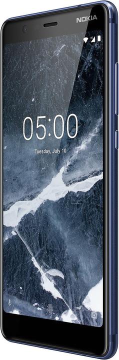 Produktbild Nokia 5.1 (16 GB, Tempered Blue, 5.50", Dual SIM + SD, 16 Mpx, 4G)