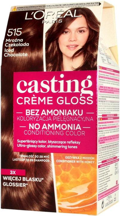 Image du produit L'Oréal Paris Crème Gloss Coloring cream no. 515 Frosty Chocolate (515 Mroźna Czekolada)