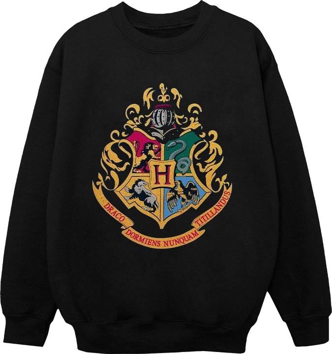 Hogwarts Crest Gold Ink Sweatshirt Jungen