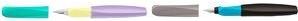 Produktbild Pelikan Füllhalter (Patronenfüllsystem) Twist® Color Blocking Füller für Rechts- und Linkshänder, da (Blau, Grau, Schwarz, 1 x)