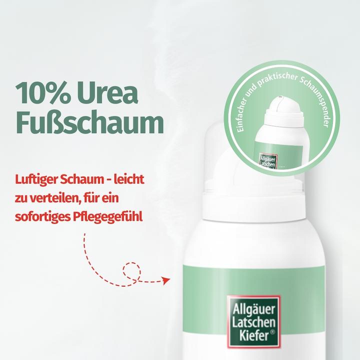 Image du produit Dr. Theiss ALLGÄUER LATSCHENKIEFER 10% Urea Fussschaum, 150 ml Schaum (Bain de pieds, 150 ml)