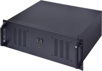 Actual product image Gembird 19inch rack-mount serveris chassis 350mm juodas