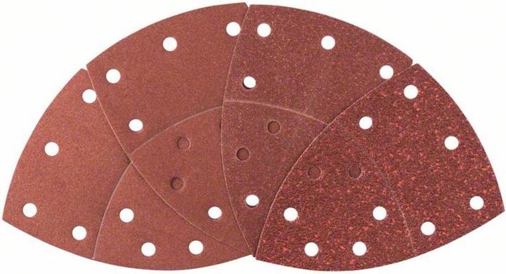 Produktbild Bosch Zubehör Schleifblatt-Set für Multischleifer, 25-teilig, 11 Löcher, 102 x 62 mm, 40 - 180 (40, 80, 120, 180)