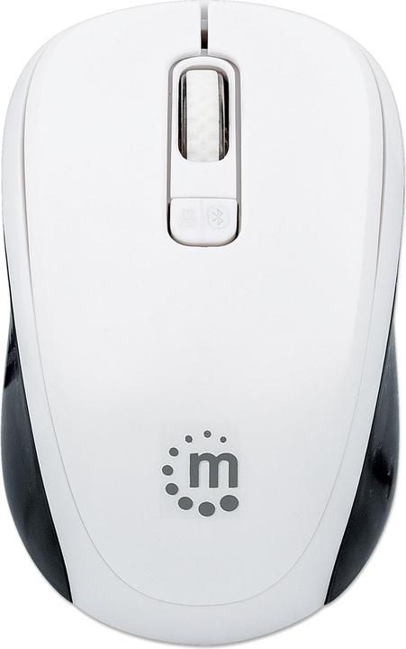 Produktbild Manhattan Bluetooth® 4.0 und USB-Funkempfänger, 800/1200/1600 dpi, drei Tasten plus Mausrad, & (Kabellos)