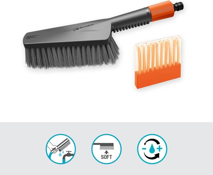 Productafbeelding Gardena Cleansystem wasset handborstel M zacht
