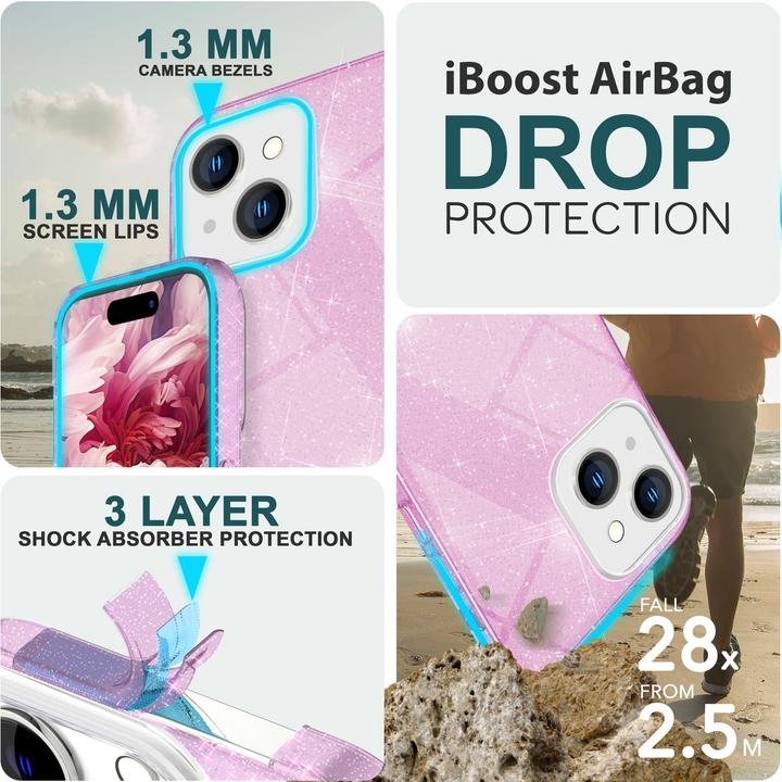 Produktbild Nalia Glitzer Hülle (Apple iPhone 15 Plus)