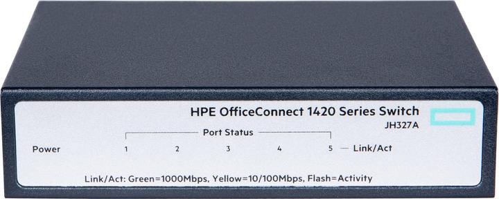 HP Enterprise OfficeConnect 1420 5g - Commutateur - non géré - 5 x 10/100/1000 - commutateur (5 Ports)