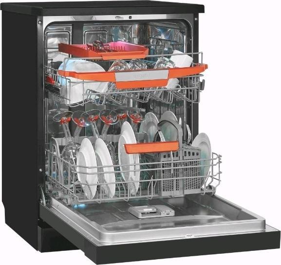 Actual product image Exquisit GSP9614030B inoxaz freestanding dishwasher 60 cmB