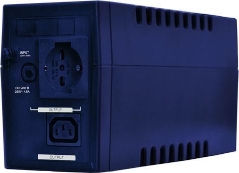 Produktbild Mediacom Xpower 800 A interaktive Leitung 800 VA 480 W 2 Steckdose(n) AC (800 VA, 480 W, Line-Interaktiv USV)