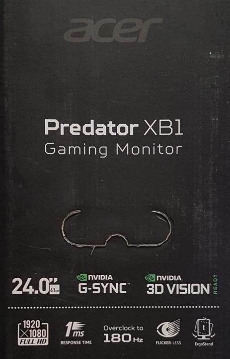 Actual product image Acer Predator XB241H (1920 x 1080 pixels, 24")