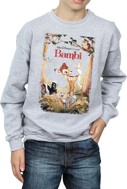 Produktbild Disney Bambi Retro Poster Sweatshirt Jungen (116)