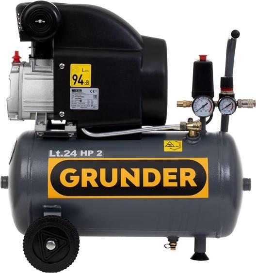 Produktbild Grunder AIR COMPRESSOR RC2/24 2HP 24L (24 l)