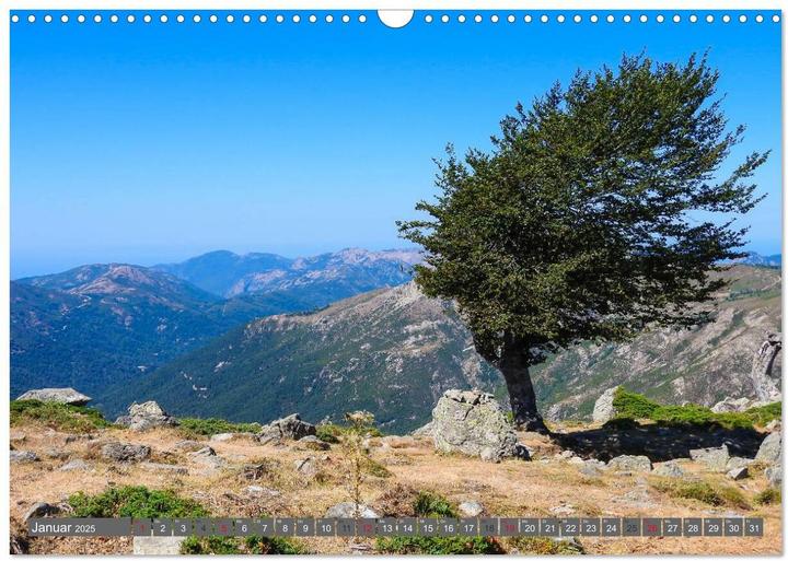 Produktbild Weitwandern auf Korsika GR 20 (Wandkalender 2025 DIN A3 quer), Monatskalender (A3, Deutsch)