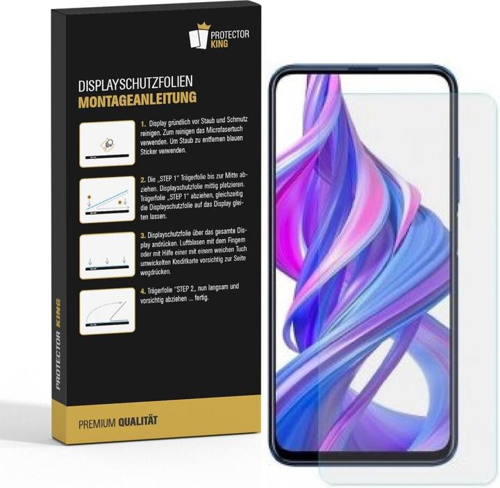 Actual product image Protectorking 6x Panzerfolie Anti-Shock matt entspiegelt (6 Piece, Honor 9X)