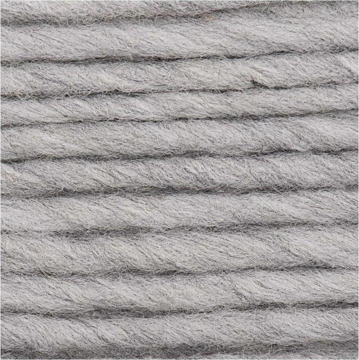 Actual product image Rico Design Wool Essentials Super Super Chunky 100 g Light Grey (90 m)