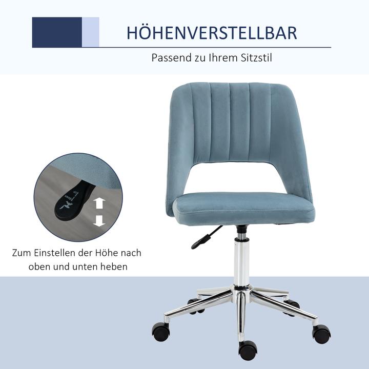 Produktbild Vinsetto Bürostuhl moderner Stil, drehräder, High-End-Gaslift