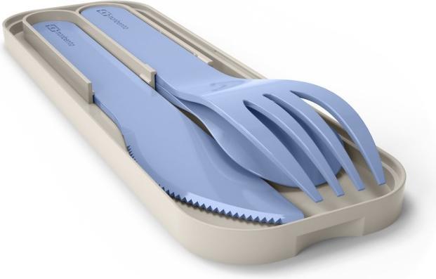 Monbento Cutlery Set for Lunch Box MB Pocket Infinity - 3 Pieces Fork Knife Spoon - Flatware Set for Work/Sch (3 Piece, Cutlery set)