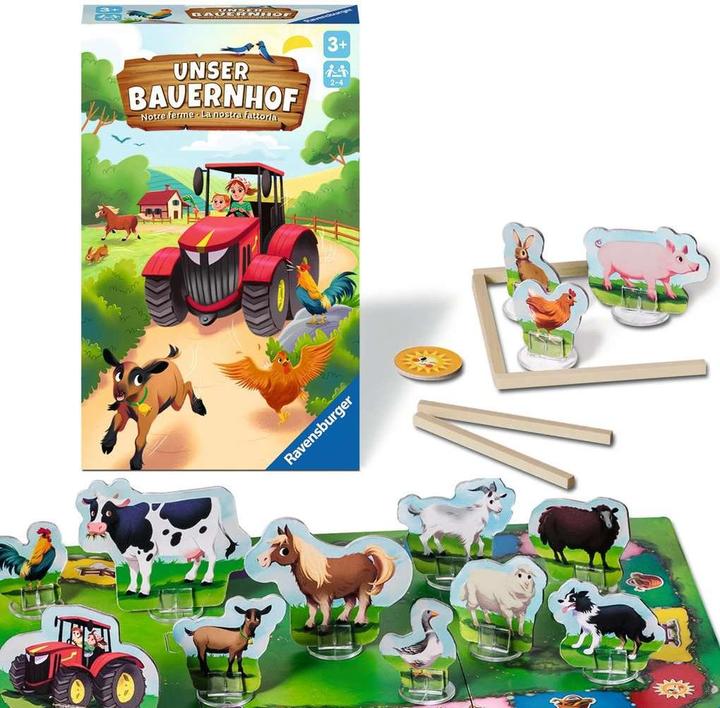 Actual product image Ravensburger Our farm (French, German, Italian)