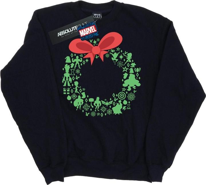 Avengers Christmas Wreath Sweatshirt (S)