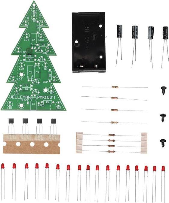 Produktbild Whadda Bausatz Weinachtsbaum mit blinkenden LEDs (Diverse)