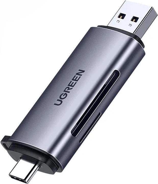 Produktbild Ugreen USB-C und USB-A — TF SD 3.0 (USB-C)