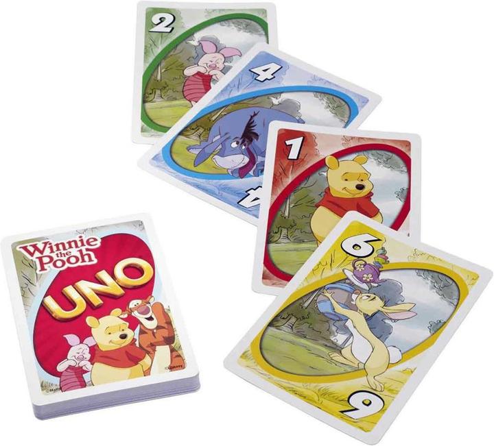 Image du produit Mattel Games UNO Junior avec Winnie l'Ourson (Allemand, Français, Italien)