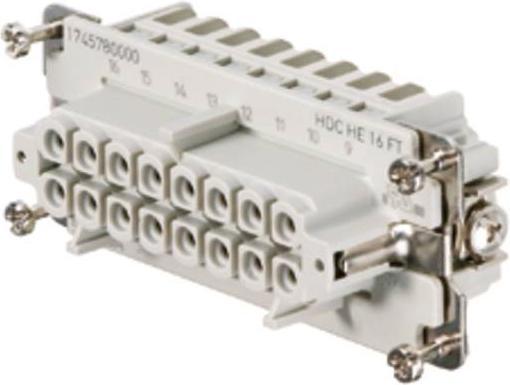 Actual product image Weidmüller Contact insert socket 16p spring return 16A 1745780000