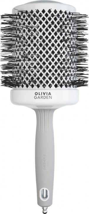 Actual product image Olivia Garden Expert Blowout Shine White&Grey 80 mm